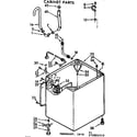 Kenmore 11072860410 cabinet parts diagram