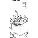 Kenmore 11073870110 cabinet parts diagram
