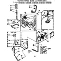 Kenmore 11072874600 water system suds and non-suds diagram
