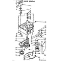 Kenmore 11073874810 drive system diagram