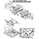Kenmore 11073874810 top and console parts diagram