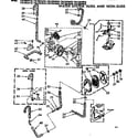 Kenmore 11073874810 water system suds and non-suds diagram