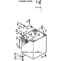 Kenmore 11073880110 cabinet parts diagram