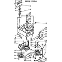 Kenmore 11073880110 drive system diagram