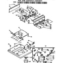 Kenmore 11073880110 top and console assembly diagram