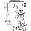 Kenmore 11073885610 tub and basket parts diagram