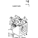 Kenmore 11073892800 cabinet parts diagram
