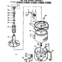 Kenmore 11073892800 tub and basket assembly diagram