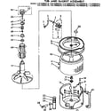 Kenmore 11072892110 tub and basket assembly diagram