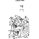 Kenmore 11073892120 cabinet parts diagram