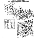 Kenmore 11073893120 top and console parts diagram