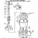 Kenmore 11072894610 tub and basket assembly diagram