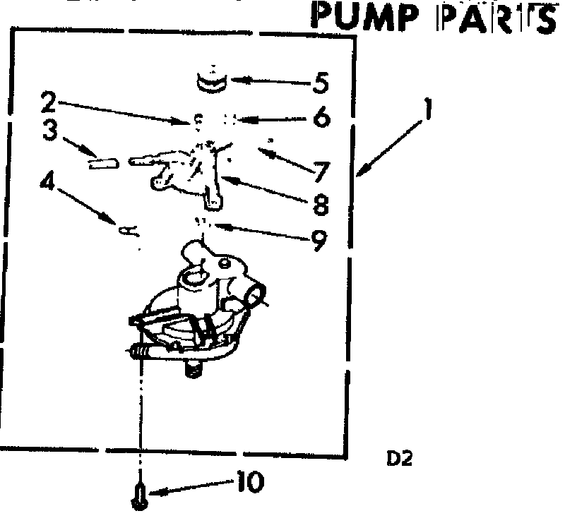 Kenmore 11072894240 pump parts diagram