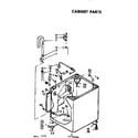 Kenmore 11072950100 cabinet parts diagram