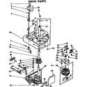 Kenmore 11072950610 drive parts diagram