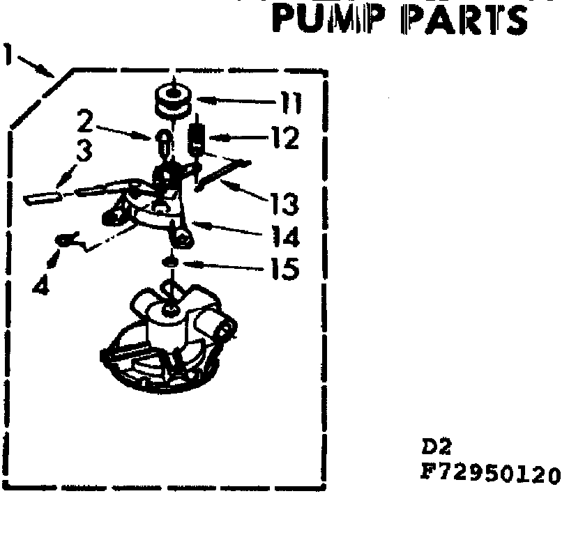 Kenmore 11072950120 pump parts diagram