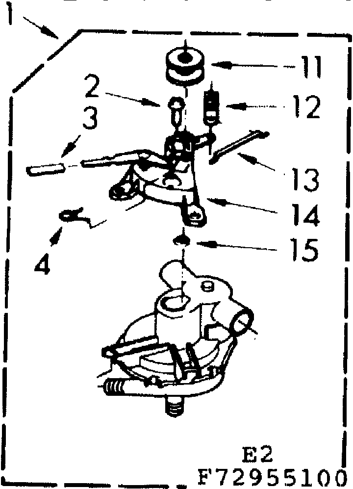 Kenmore 11073955200 suds pump assembly diagram