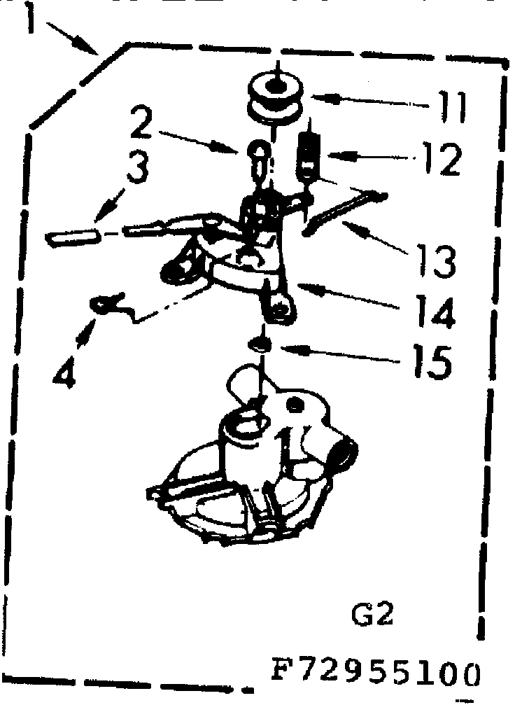 Kenmore 11073955200 non-suds pump parts diagram