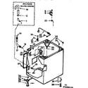 Kenmore 11073955410 cabinet assembly diagram