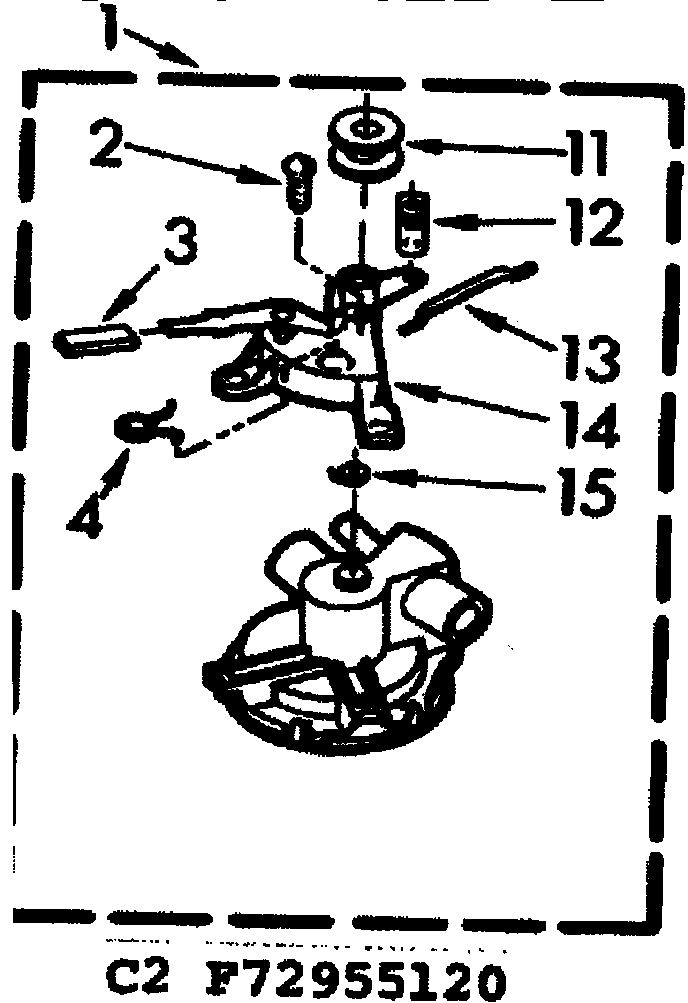 Kenmore 11073955420 non-suds pump parts diagram