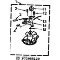 Kenmore 11072955820 non-suds pump parts diagram