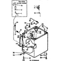 Kenmore 11072955820 cabinet parts diagram