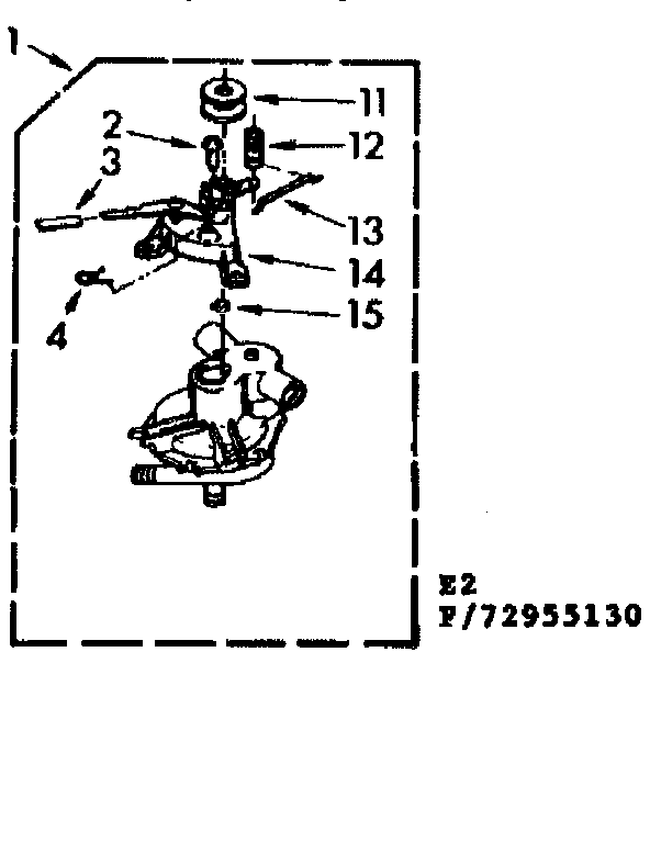 Kenmore 11072955230 suds pump parts diagram