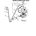 Kenmore 11072955230 water system suds only diagram