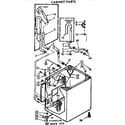 Kenmore 11072960400 cabinet parts diagram