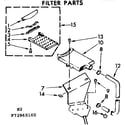 Kenmore 11072960400 filter parts diagram
