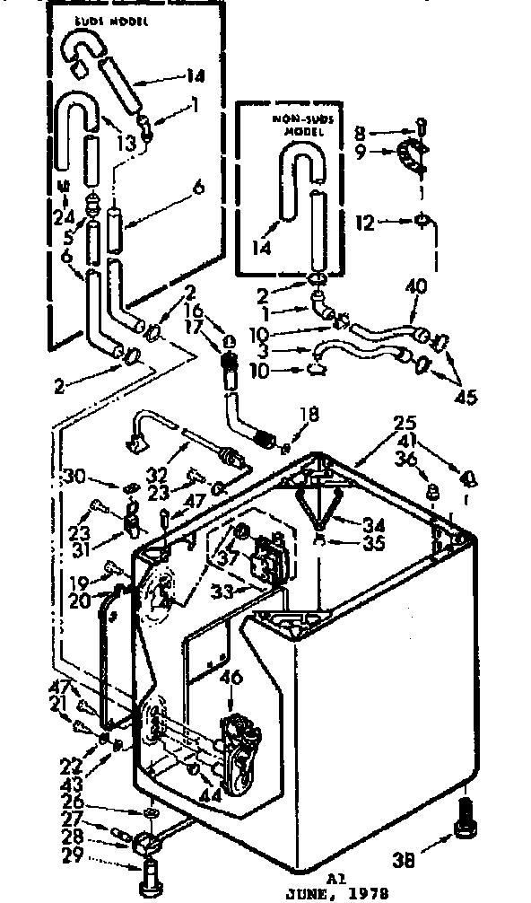 Kenmore 11072965610 cabinet parts diagram