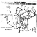 Kenmore 11072965130 cabinet parts diagram