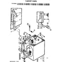 Kenmore 11073967800 cabinet parts diagram