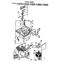 Kenmore 11073967800 drive parts diagram