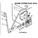 Kenmore 11073967610 water system suds only diagram
