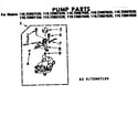 Kenmore 11073967120 pump parts diagram