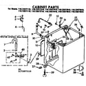 Kenmore 11073977110 cabinet parts diagram