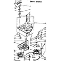 Kenmore 11073981600 drive system diagram