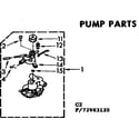 Kenmore 11073983620 pump parts diagram