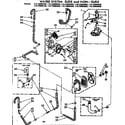 Kenmore 11072990200 water system suds and non-suds diagram