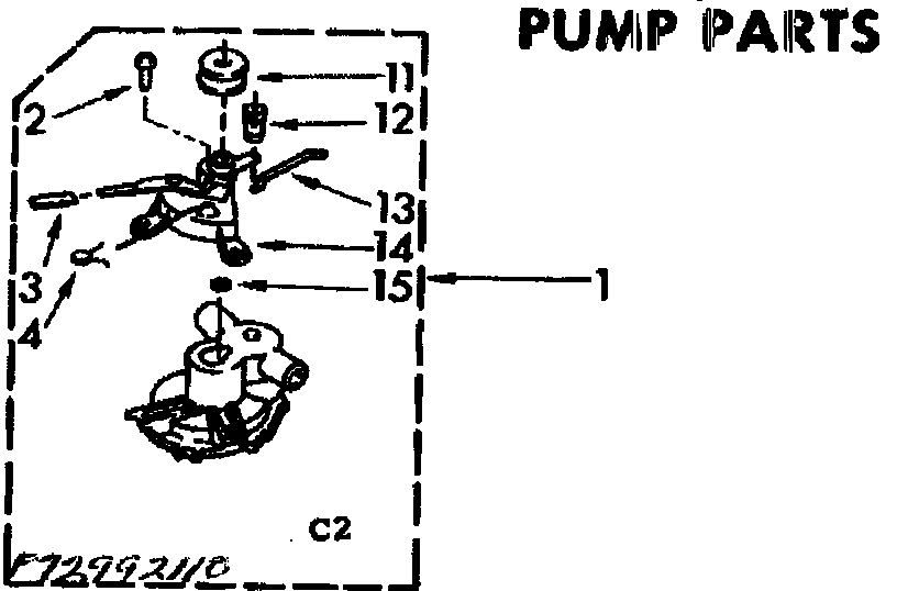 Kenmore 11073992410 pump parts diagram