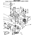 Kenmore 11072993410 drive parts diagram