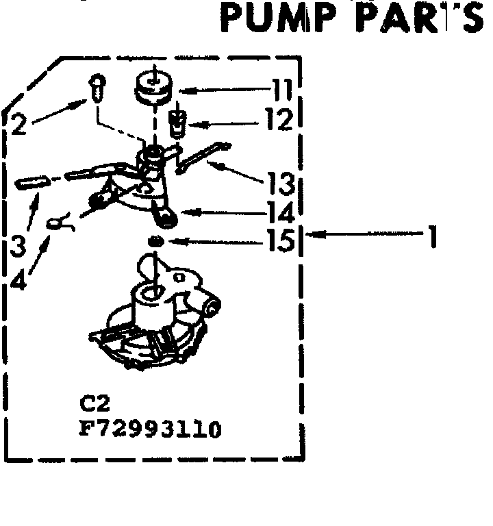 Kenmore 11072993810 pump parts diagram