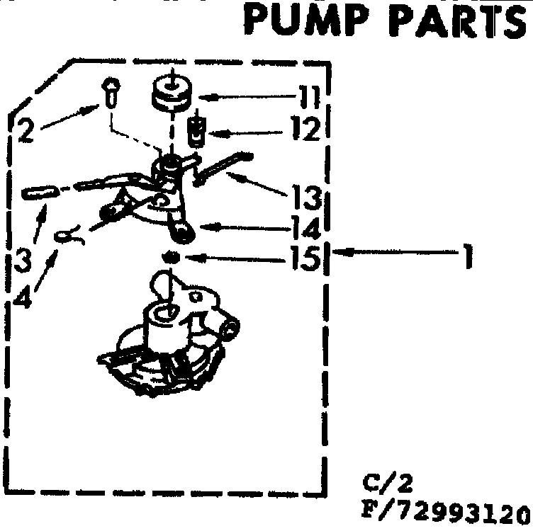 Kenmore 11072993620 pump parts diagram