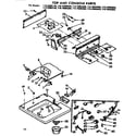 Kenmore 11073995800 top and console parts diagram