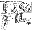 Kenmore 1107308624 bulkhead assembly diagram