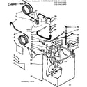 Kenmore 11074411600 cabinet parts diagram