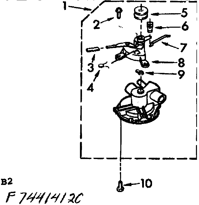 Kenmore 11074414420 water pump parts diagram