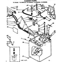 Kenmore 11074590100 cabinet parts diagram