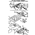 Kenmore 11074590100 top and control assembly diagram
